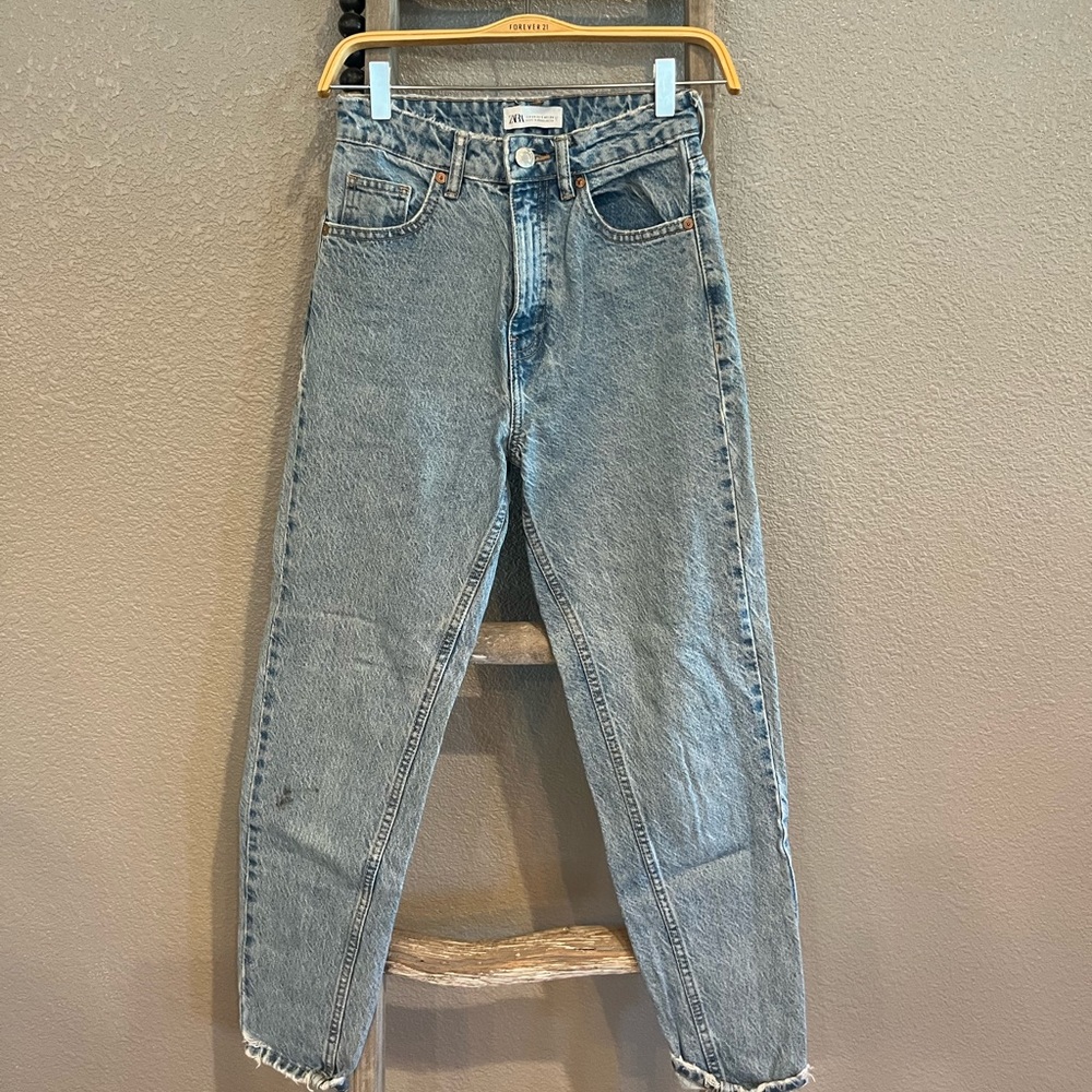 Zara blue jeans!